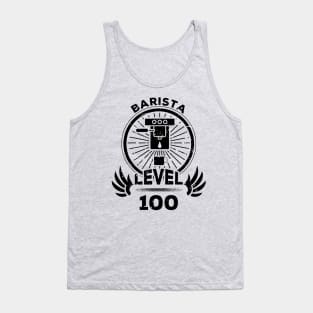 Level 100 Barista Coffee Maker Gift Tank Top